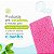 Esponja Vegetal de Celulose Banho Rosa Foffs - Imagem 5