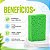 Esponja Vegetal de Celulose Banho Verde Foffs - Imagem 2
