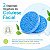 Esponja Vegetal de Celulose Facial Azul Foffs - Imagem 2
