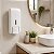 Dispenser Sabonete Espuma 800ml s/reserv Branco New Classic Nobre - Imagem 8