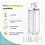 Suporte com Frasco Exclusivo com Valvula Pump Branco Premisse - Imagem 3