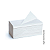 Toalhas interfolhas 2d 100% Celulose Virgem Com 1000 20x21 Isapel - Imagem 2