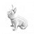 Enfeite Bulldog de Porcelana 10 cm - Imagem 2