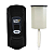 Dispenser p/ Sabonete Líquido/ Álcool Gel – Preto – 800ml – c/ Reservatório – Linha City – Nobre - Imagem 2