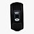 Dispenser p/ Sabonete Líquido/ Álcool Gel – Preto – 800ml – c/ Reservatório – Linha City – Nobre - Imagem 1