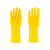 Luva borracha/latex SL 01 amarela "P" NOBRE CA 41780 - Imagem 3
