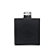 Vidro cube 250ml preto fosco (sem válvula) - Imagem 2