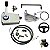 Kit de adaptação motor Mercury 25/30 HP manual para comando a distancia + Kit direção 12 - Imagem 1
