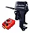 Motor de popa Tohatsu 50 HP 2 Tempos partida manual com manche M50S - Imagem 1