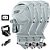 Trinca Motor de Popa Yamaha 3X 450 HP XTO 4 Tempos AVT2X 25" Branco Comando Eletrônico e Tela CL5 Display - Preço Pessoa Física - Imagem 1