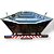 Barco de alumínio Cast One 500 + Motor de popa Tohatsu 18 HP 2T Manche + Carreta Rodoviária - Imagem 7