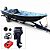 Barco Martinelli Thunder 600 + Tohatsu 50 HP 2T Partida Elétrica Power Trim Fat. PJ + Carreta rodoviária e acessórios de navegação instalados - Imagem 1