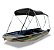 Barco de alumínio Tornado 420 semi chato com Capota - Imagem 3