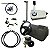 Kit lancha para Anmax 40 HP 2T e barco de 5/6 metros -  Painel de polietileno com base + direção completo + para-brisa - Imagem 2