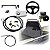 Kit lancha para Anmax 40 HP 2T e barco de 5/6 metros -  Painel de polietileno com base + direção completo + para-brisa - Imagem 1