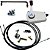 Kit lancha para Anmax 40 HP 2T e barco de 5/6 metros -  Painel de polietileno com base + direção completo + para-brisa - Imagem 3