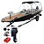 Barco Martinelli XBoat 6.0 Casting com Tohatsu 50 HP EPTOL + Carreta rodoviária + acessórios de navegação - Preço do motor para PJ ou Produtor Rural - Imagem 1