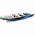 Barco Uai Black Bass 6.0 com corrimão flutuante, para motor até 50HP (pilotagem na popa) - Imagem 1