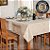 Toalha De Mesa Jacquard 4 Lugares Tecido Grosso - Imagem 4