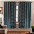 Cortina Duo Jacquard Semi Blackout 2,60m X 1,80m - Azul Turquesa - Imagem 1