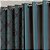 Cortina Duo Jacquard Semi Blackout 2,60m X 1,80m - Azul Turquesa - Imagem 2