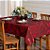 Toalha De Mesa Jacquard 4 Lugares Original Tecido Grosso - Vermelho - Imagem 1