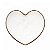 Bowl De Vidro Com Borda Dourada Heart 15x14x6cm - Wolff - Imagem 2