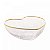 Bowl De Vidro Com Borda Dourada Heart 15x14x6cm - Wolff - Imagem 4