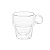 Conjunto 2 Xicaras De Café E Chá Parede De Vidro Dupla 90ml - Wolff - Imagem 4