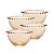 Conjunto Com 4 Bowls De Cristal Pearl Âmbar Para Sobremesas 14x8cm - Wolff - Imagem 1