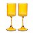 Conjunto 2 Taças De Vidro Borossilicato Âmbar Fiesta 380 Ml - Wolff - Imagem 4