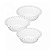 Conjunto 3 Bowls De Cristal Pearl 14cm X 4,5cm - Wolff - Imagem 5