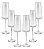 Conjunto Jogo 6 Taças Champanhe Cristal Alex 210ml - Wolff - Imagem 1
