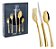 Faqueiro Em Aço Inox Dourado 30 Peças Berna Gift Box - Wolff - Imagem 1