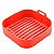 Forma Para Airfryer Quadrada De Silicone Vermelha 20x7cm - Lyor - Imagem 5
