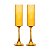 Jogo 2 Taças De Vidro Boro Champanhe 170ml Âmbar Fiesta - Lyor - Imagem 1