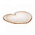 Prato Para Sobremesa Em Cristal Coração Pearl Âmbar 20x17cm - Wolff - Imagem 2