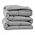 Edredom Ecopluca Toque Macio Queen 240x260cm Cinza - Camesa - Imagem 2