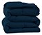 Edredom Ecopluma Toque Macio Queen 240x260cm Azul Marinho - Camesa - Imagem 1