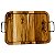 Bandeja Retangular De Madeira Teca Com Alças Para Servir 43x29cm - Le Requena - Imagem 4
