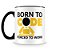 Caneca Born To Code Preta - Imagem 2