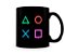 Caneca Gamer Botões Drip Black - Imagem 1