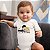 Body Bebê Algodão Freddie Mercury Peanuts Branco - Imagem 2