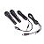 Microfone Com Fio Duplo Profissional Modelo KP-M0015 - Imagem 3