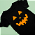 Body Bebê Algodão Abóbora Halloween Preto - Imagem 2