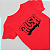 Body Bebê Algodão Rush Vermelho e Preto - Imagem 3