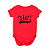 Body Bebê Algodão Rush Vermelho e Preto - Imagem 1
