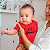 Body Bebê Algodão Rush Vermelho e Preto - Imagem 2