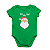 Body Bebê Algodão Papai Noel Ho Ho Verde - Imagem 1