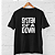 Camiseta Algodão Preta SOAD Logo - Imagem 1